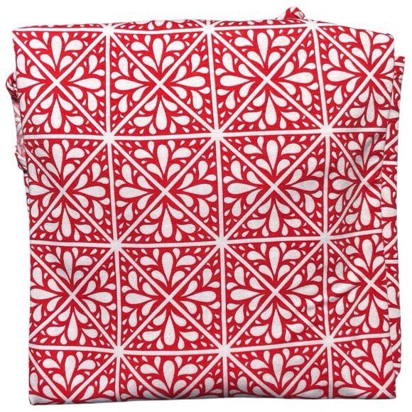 BODEN Amelie Jersey Dress Red Flame Scarlet Mosaic Size 10 EUC Short Sleeve - Picture 16 of 16